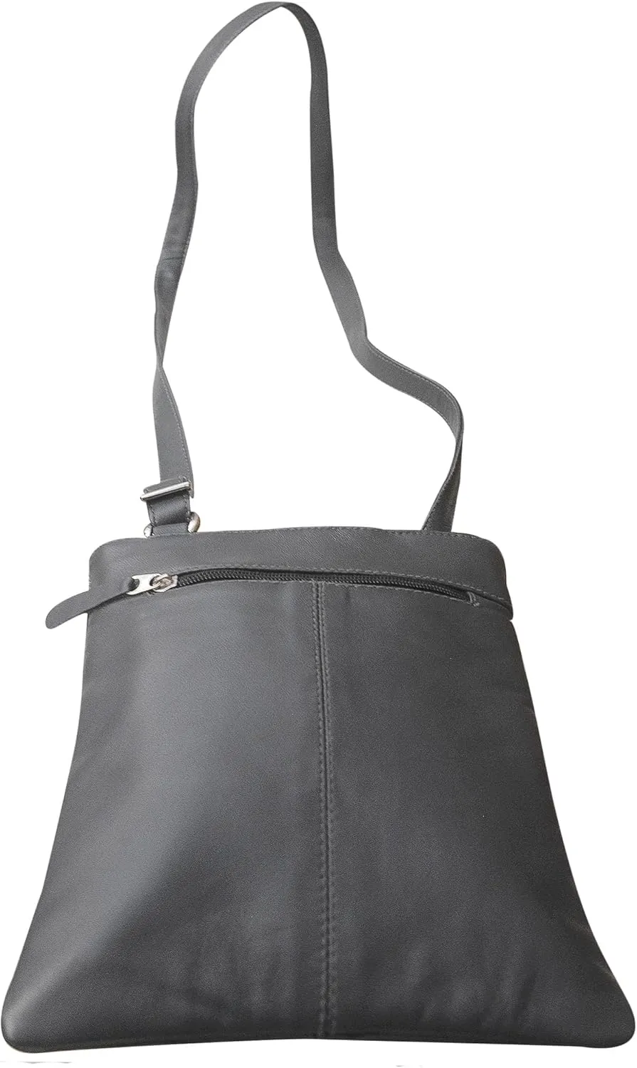 Handmade Real Leather Cross Body Bag Messenger Bag Soft Shoulder Bag Organizer For Ladies Mens Unisex New