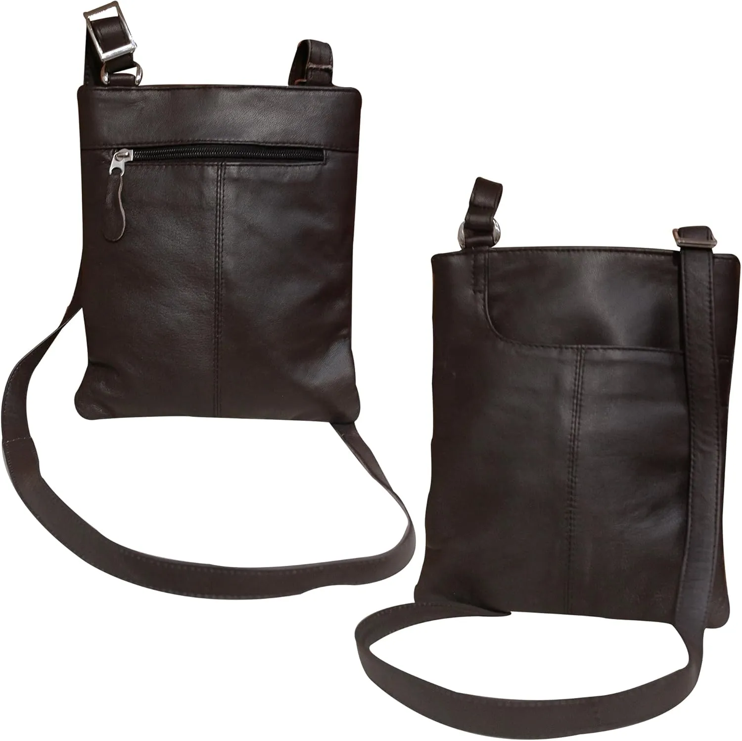 Handmade Real Leather Cross Body Bag Messenger Bag Soft Shoulder Bag Organizer For Ladies Mens Unisex New