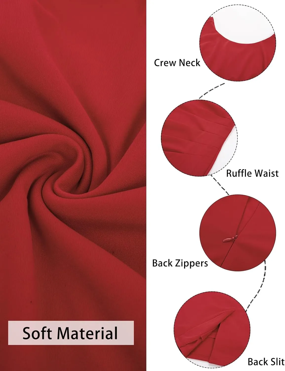 Hanna Nikole Women Plus Size Chiffon Cape Dresses Ruffle Style Midi Bodycon Cocktail Dress