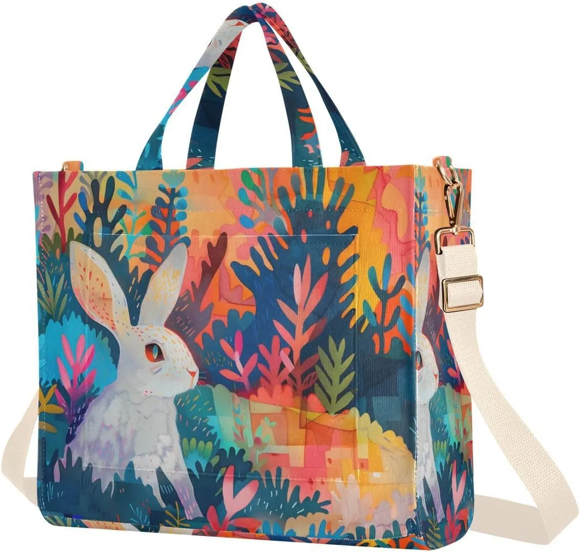 Hare Women's Tote Handbags Top Handle Satchel Shoulder Bag Crossbody Bag