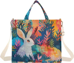 Hare Women's Tote Handbags Top Handle Satchel Shoulder Bag Crossbody Bag