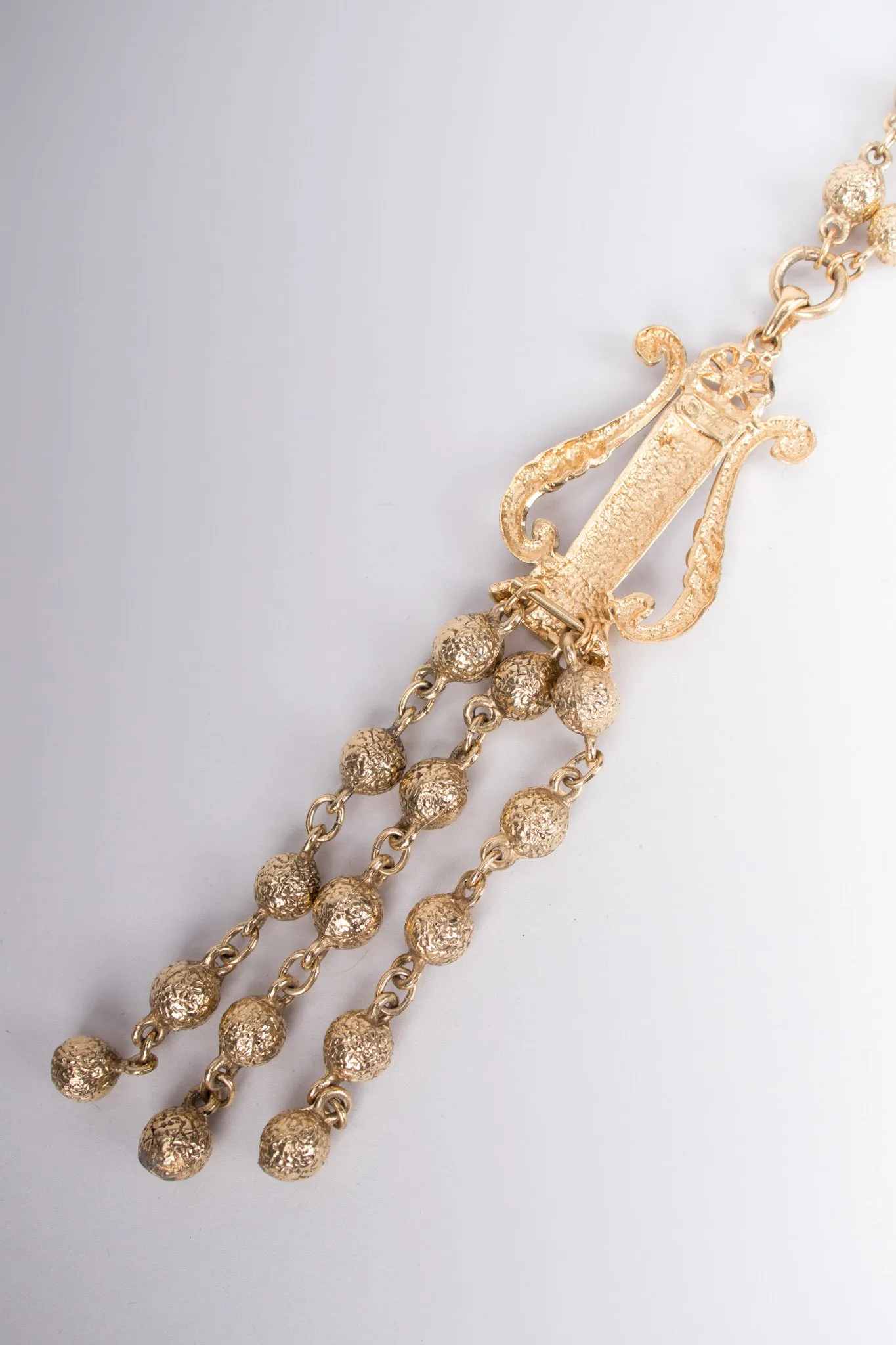 Harp Tassel Necklace