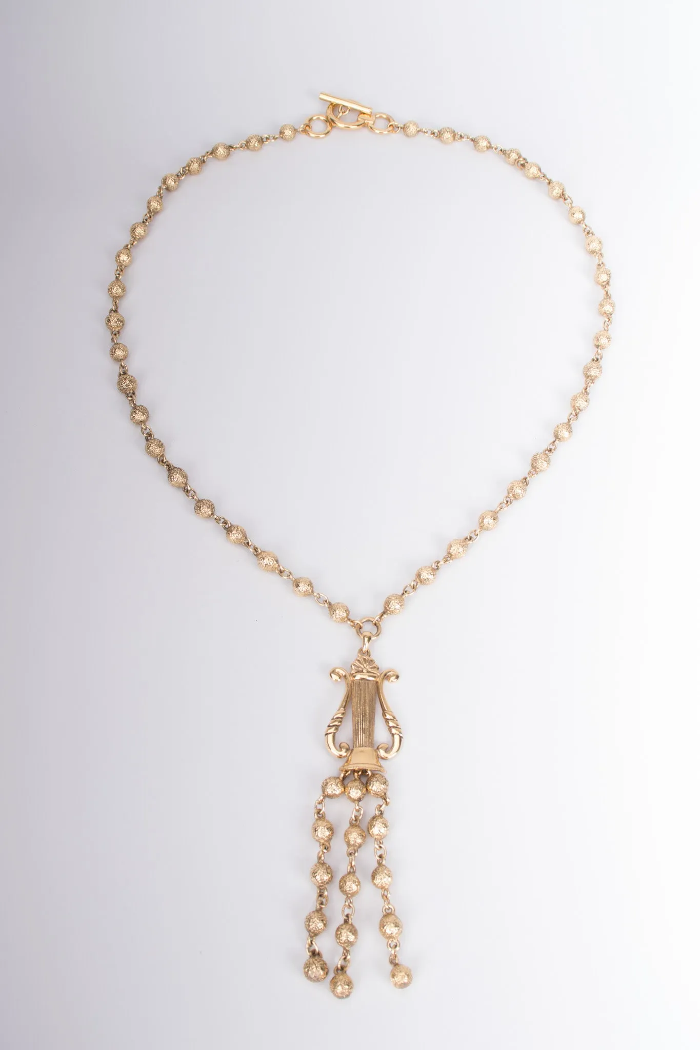 Harp Tassel Necklace