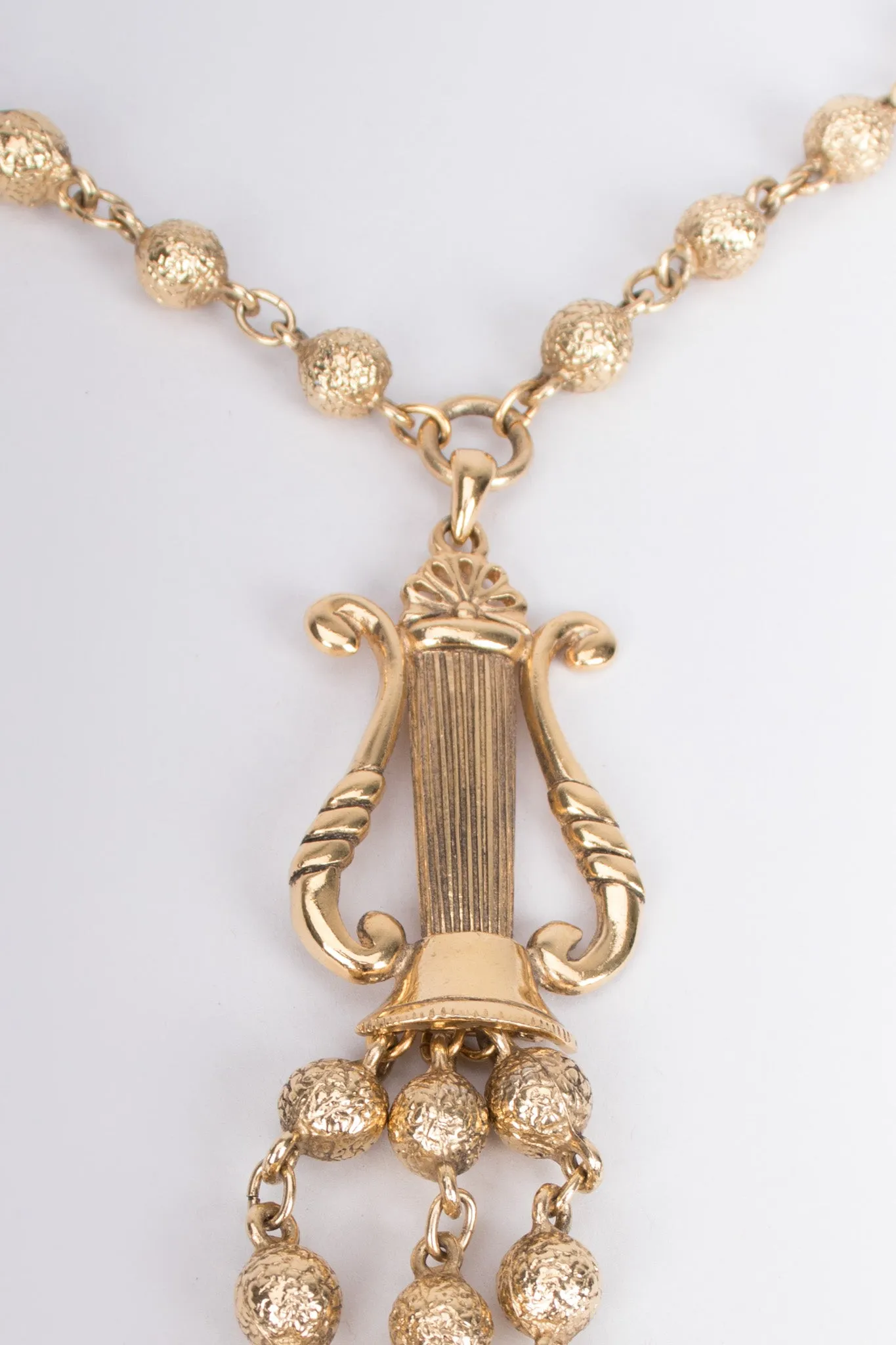 Harp Tassel Necklace