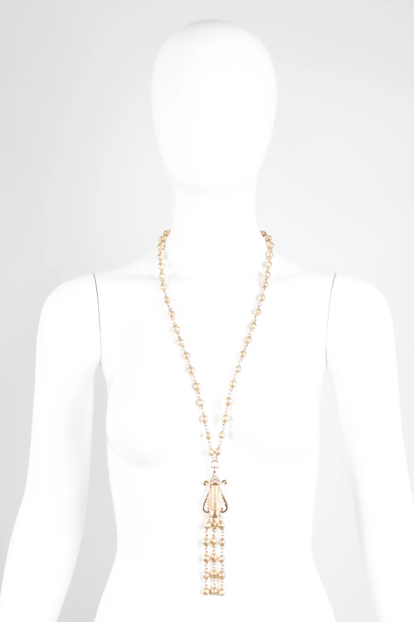 Harp Tassel Necklace