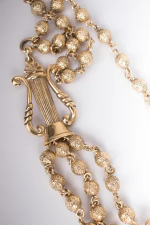 Harp Tassel Necklace