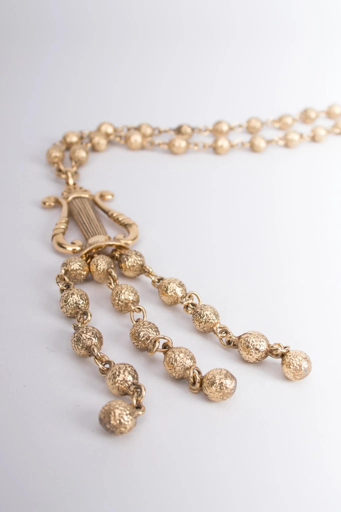 Harp Tassel Necklace