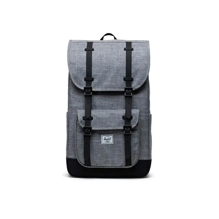 HER-LITTLE AMERICA BACKP-RAVEN CROSSHATCH-(28.05L)-BAG-US