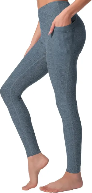 High Waist Yoga Pants with 2 Side Pockets,Ultra Soft Tummy Control Athletic Leggings for Women