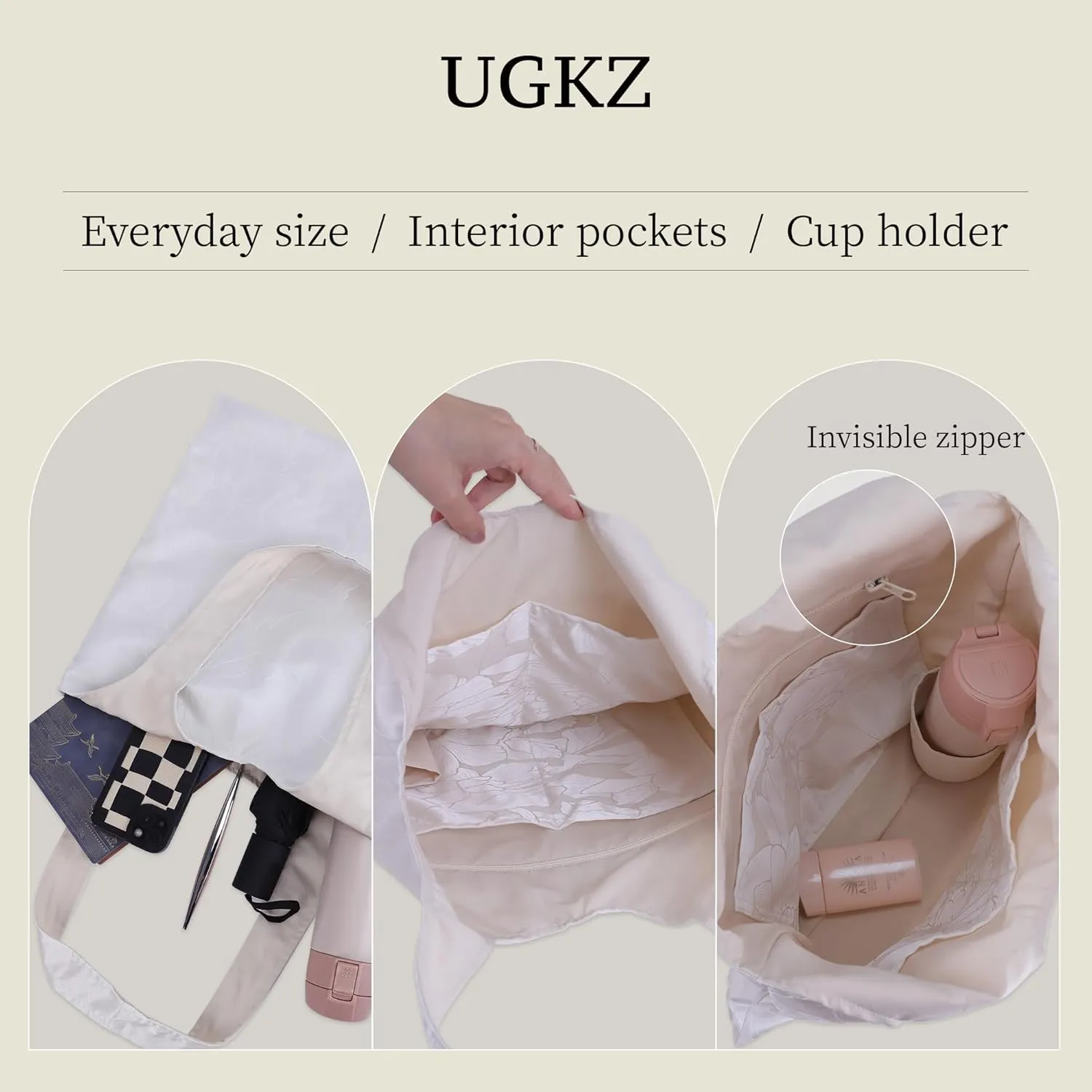 Hobo Bags for Women, Slouchy Shoulder Bag for Daily, Includes Matching Small Storage Pouch