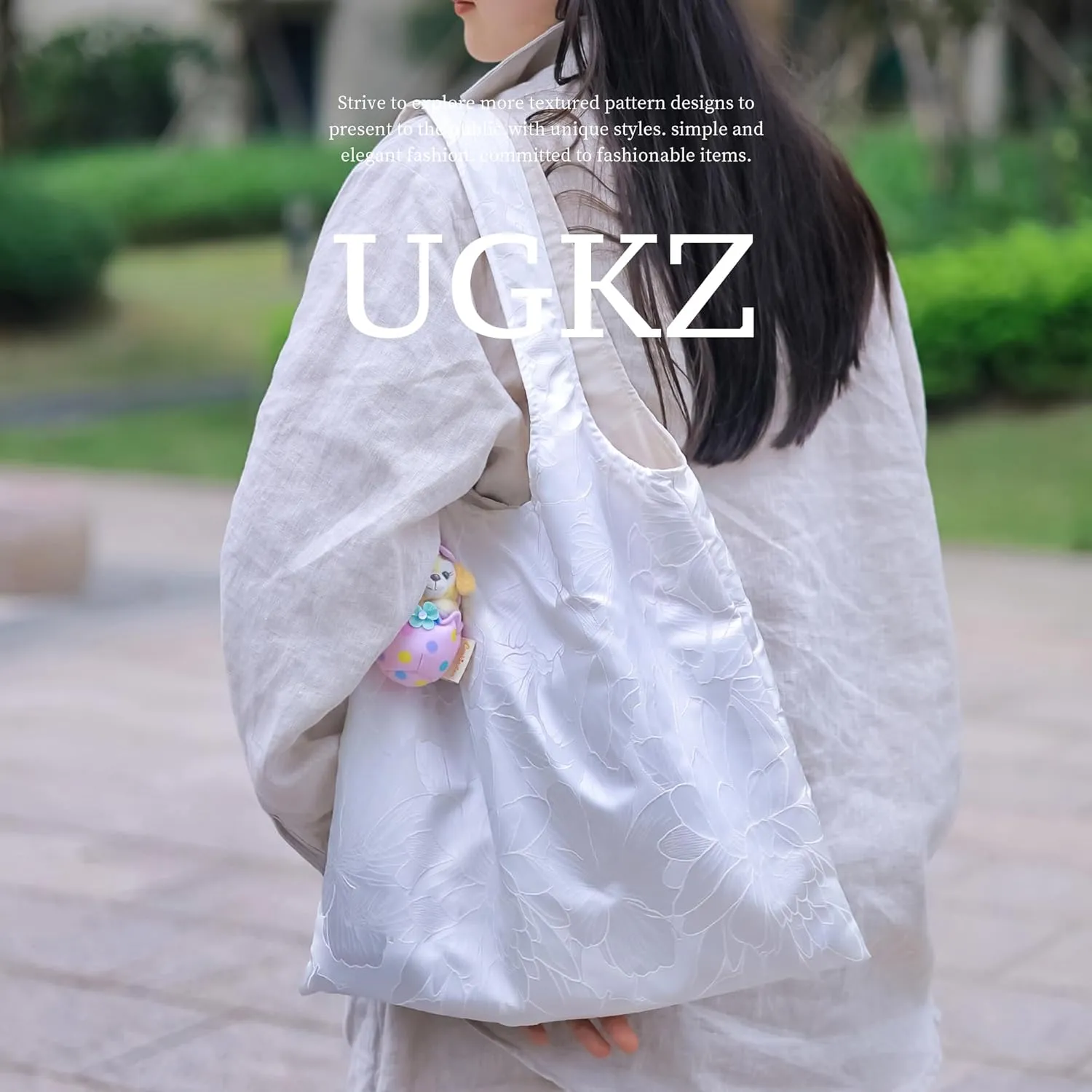 Hobo Bags for Women, Slouchy Shoulder Bag for Daily, Includes Matching Small Storage Pouch