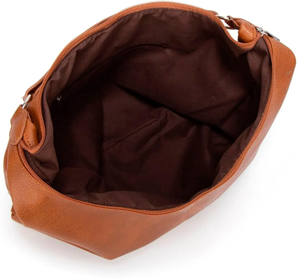 Hobo Bags for Women Soft PU Leather Slouchy Bag Shoulder Purse with Zipper