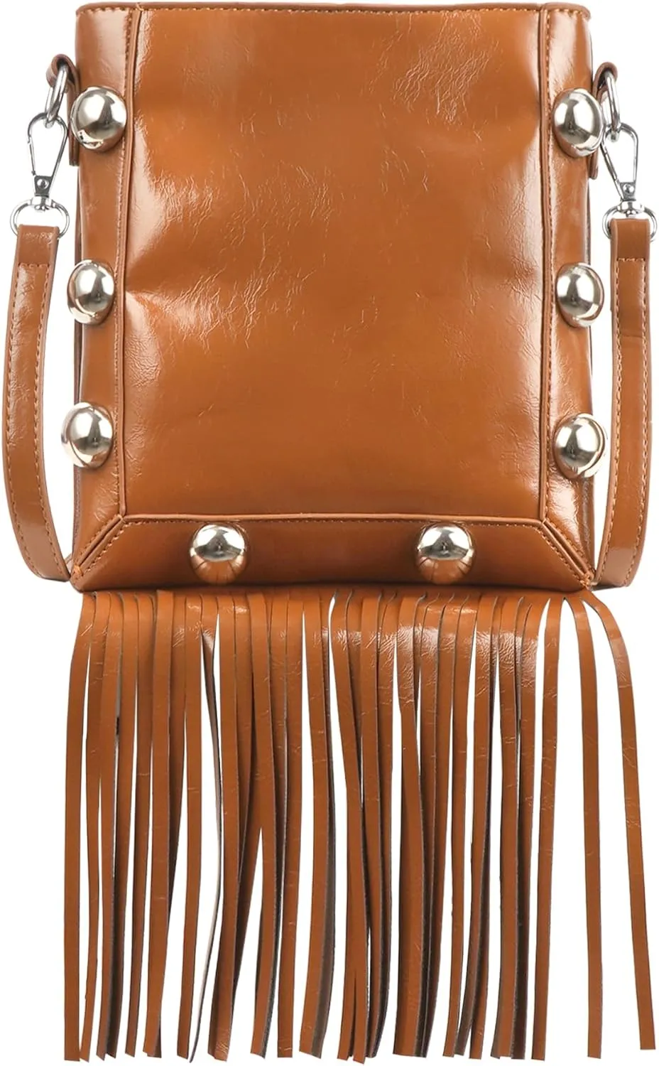 Hoce Women’s Leather Fringe Messenger Bag Large Hobo Crossbody Tassel Shoulder Bags, Gift for Mom Wife Girlfriend
