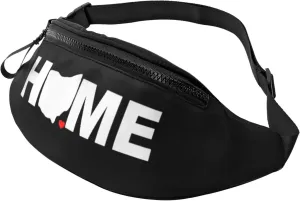 Home of Ohio State Sports crossbody waist bag, casual chest bag
