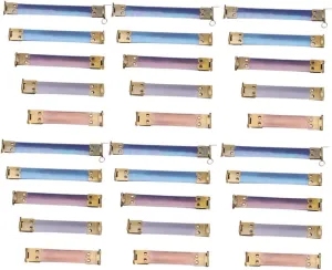 Homoyoyo DIY Handmade Bag Hardware 30pcs Stylish Shrapnel Clip Dark Bag Making Accessories Metal Great for Fashion Bags