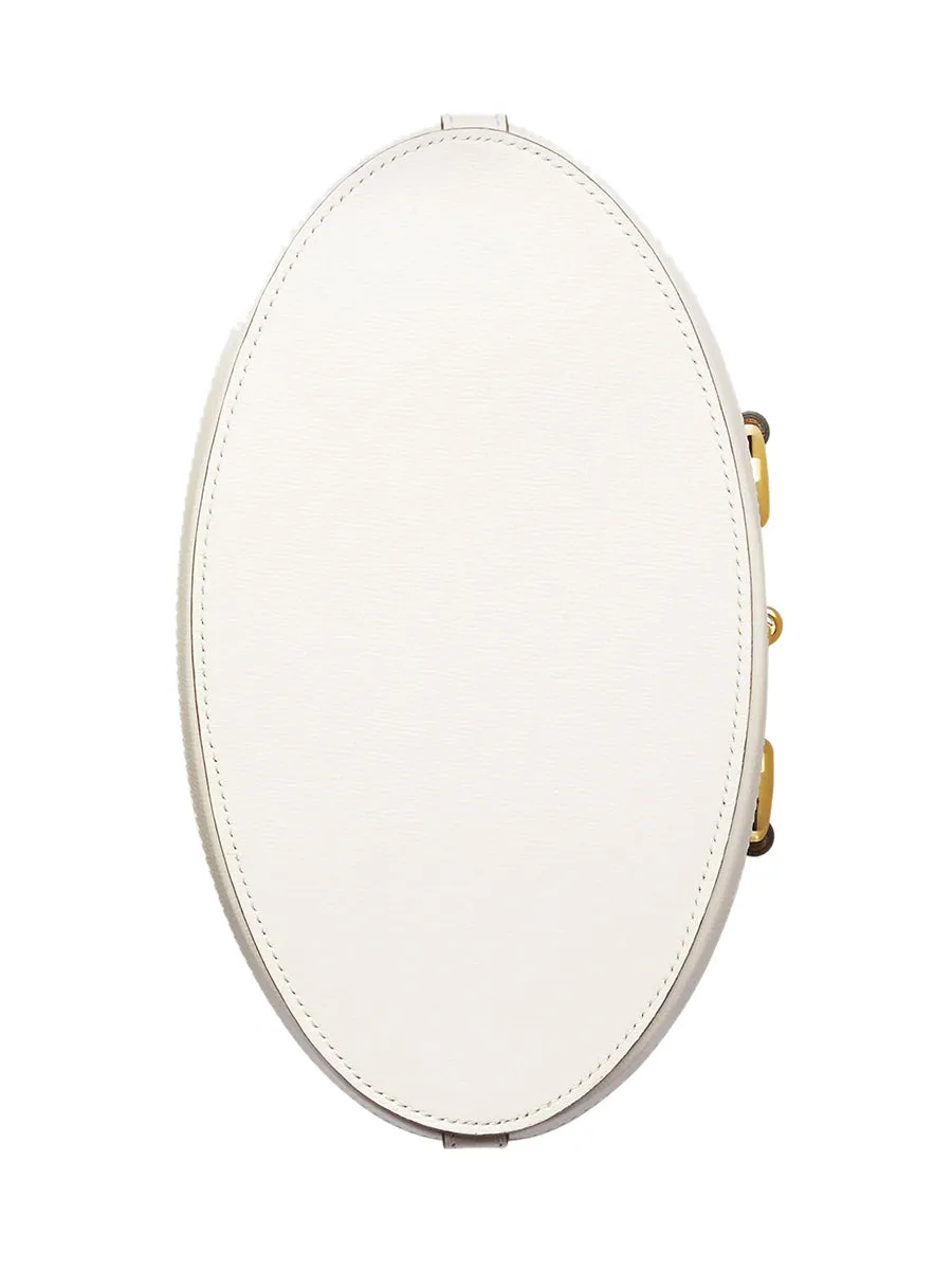 Horsebit 1955 Bucket Bag in White