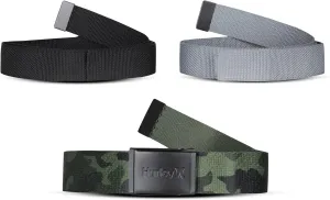 Hurley Men's Belts (3-Pack)