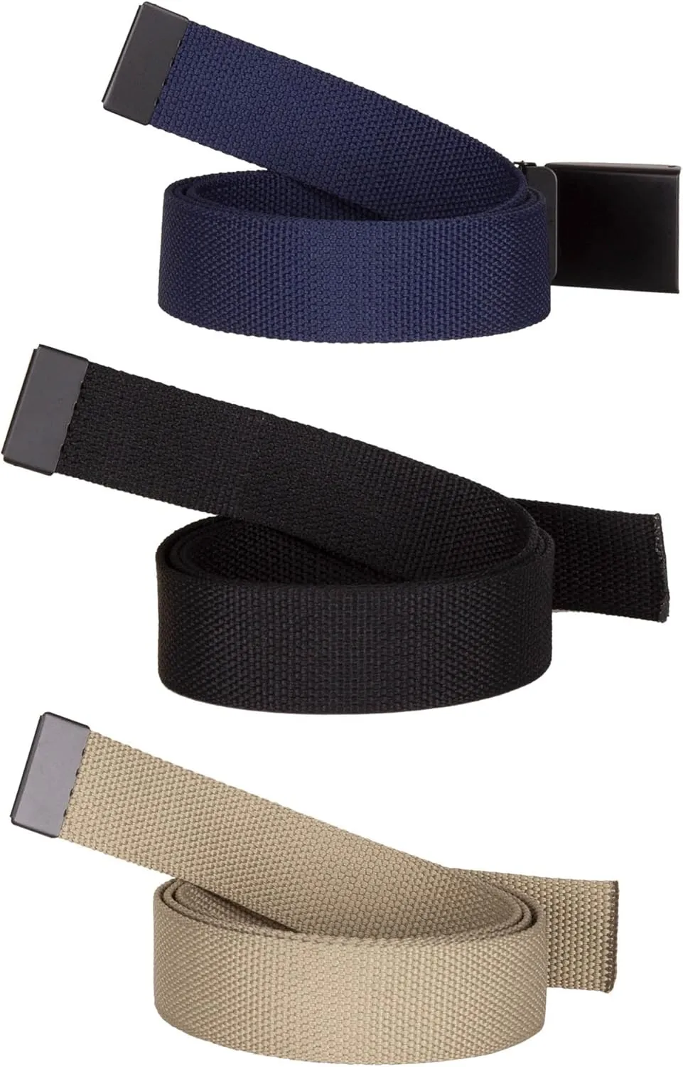 Hurley Men's Belts (3-Pack)