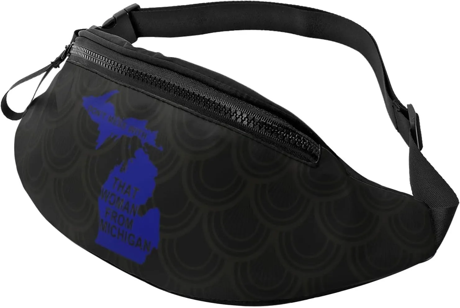 I Stand With That Woman From Michigan Crossbody waist bag, fashionable waist bag for teenagers, suitable for traveling, running, hiking