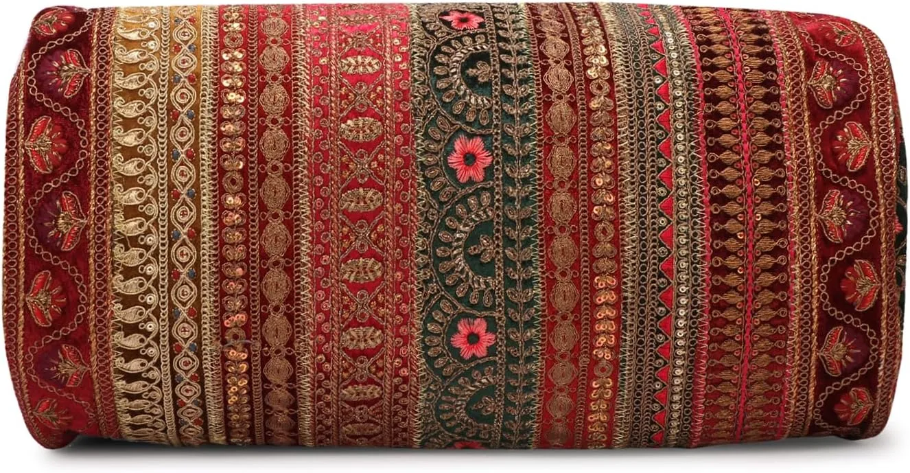 Indian Banjara Duffle Bag For Women, Multicolored Duffle Bag in Patchwork