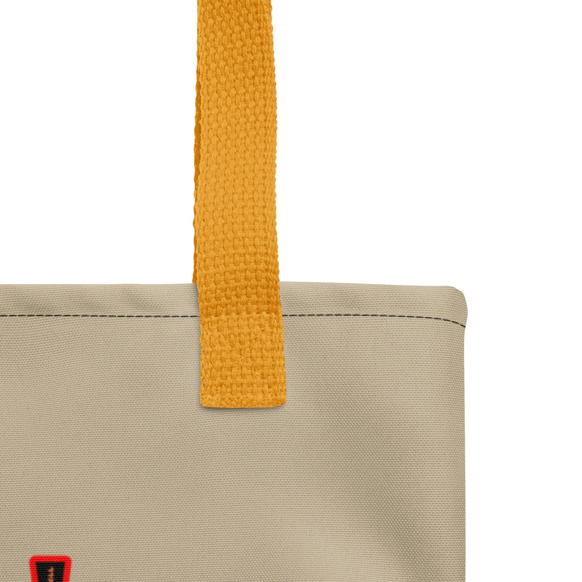Jamaican Tote bag - Lion Of Judah - Khaki