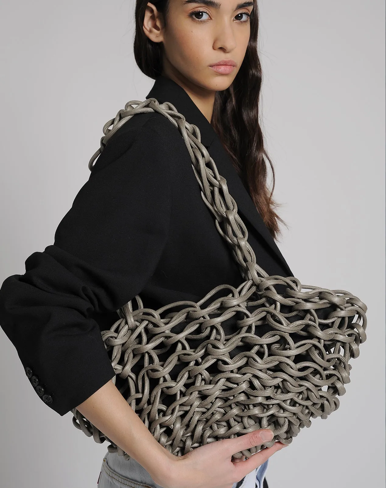 Jasmine bag waxed rope