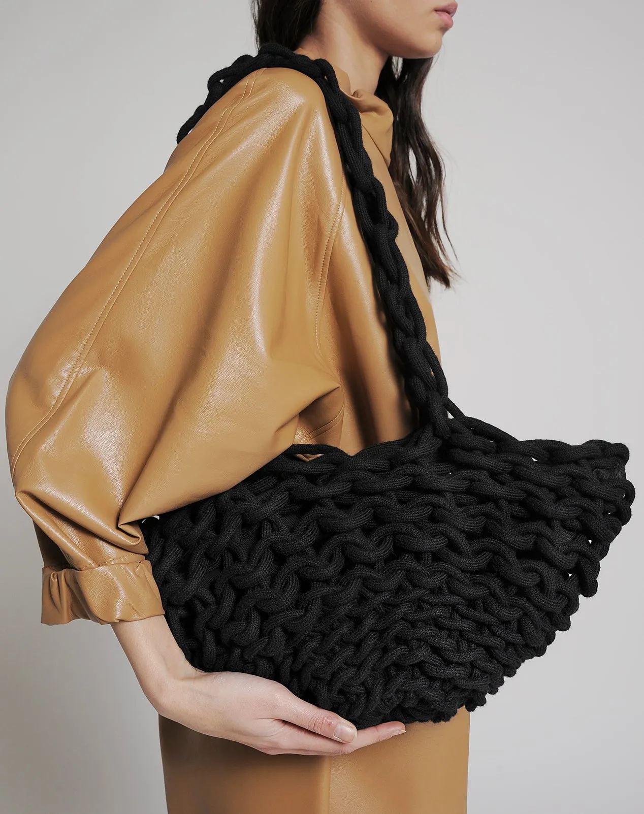 Jasmine bag waxed rope