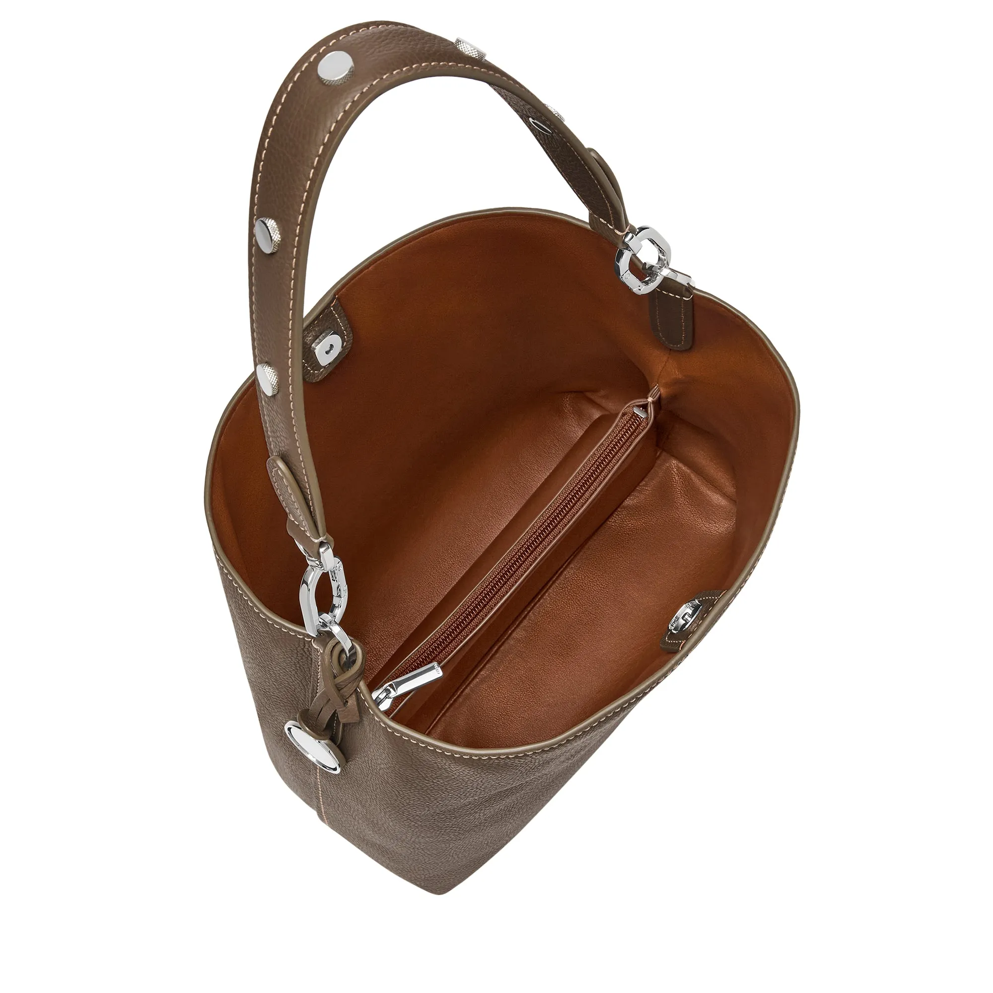 Jessie Leather Bucket Shoulder Bag