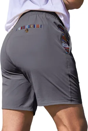 JMIERR Men's Casual Shorts 5"/ 7" Drawstring Summer Quick Dry Beach Stretch Waist Athletic Gym Short