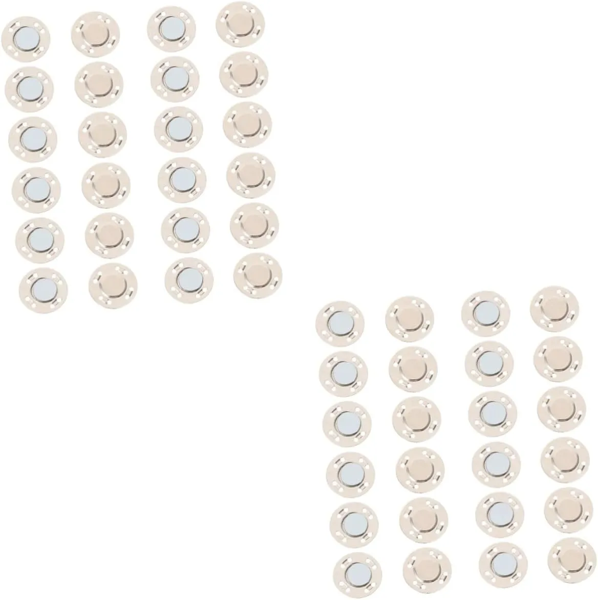 jojofuny 1 Durable Bag Buttons Fastener Snaps for DIY Crafts Secure Closure for Purses Handbags and Suitcases Strong Magnetism Smooth Finish Long Lasting Use 15pairs