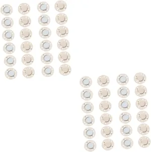 jojofuny 1 Durable Bag Buttons Fastener Snaps for DIY Crafts Secure Closure for Purses Handbags and Suitcases Strong Magnetism Smooth Finish Long Lasting Use 15pairs