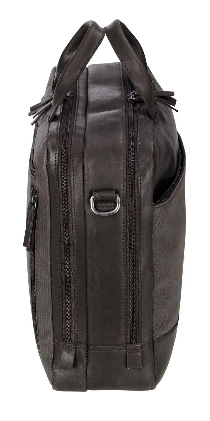 JOST VARBERG 7177 BROWN 15" BUSINESS BAG LARGE / MESSENGER BAG