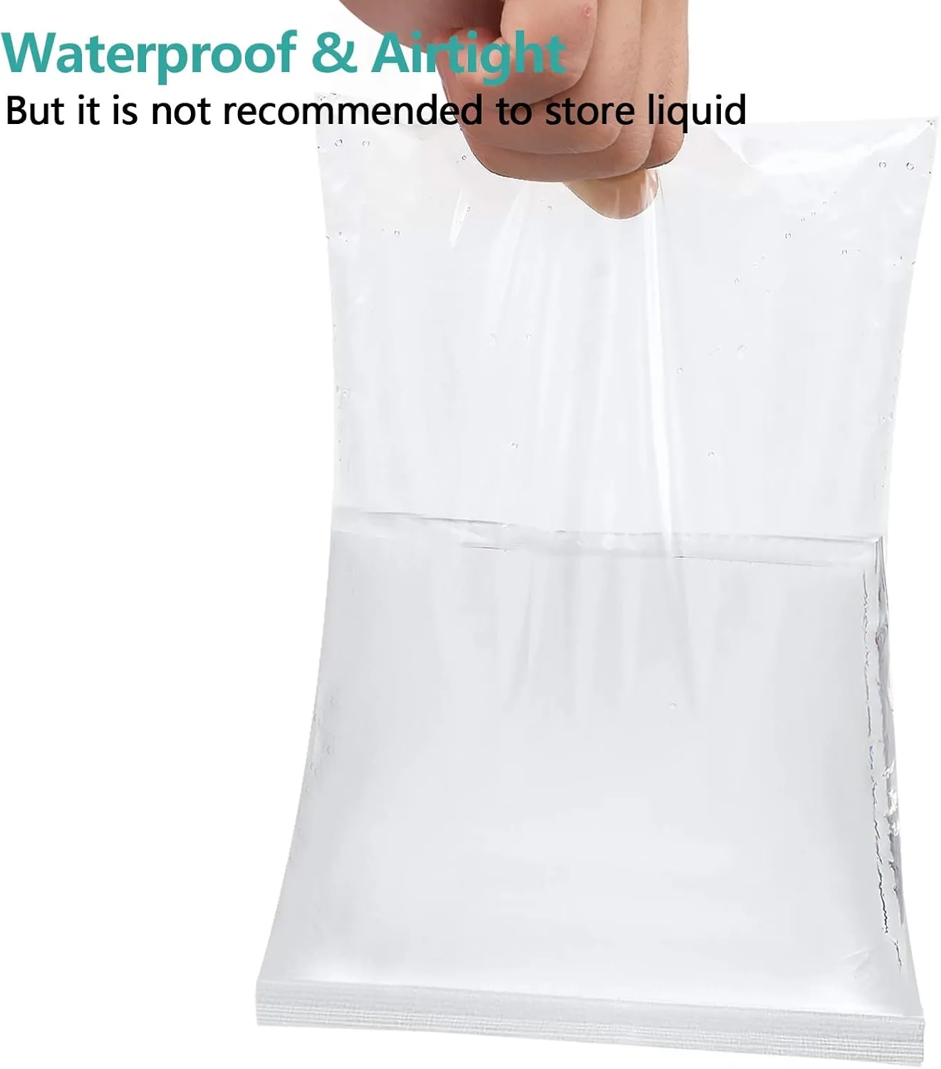 joybest 4 X 6 Inch (1000 PCS) Clear Reclosable Zip Poly Plastic Bags - Resealable Lock Seal Zipper Poly Bags for Prints, Office Supplies, Beads, Arts & Crafts