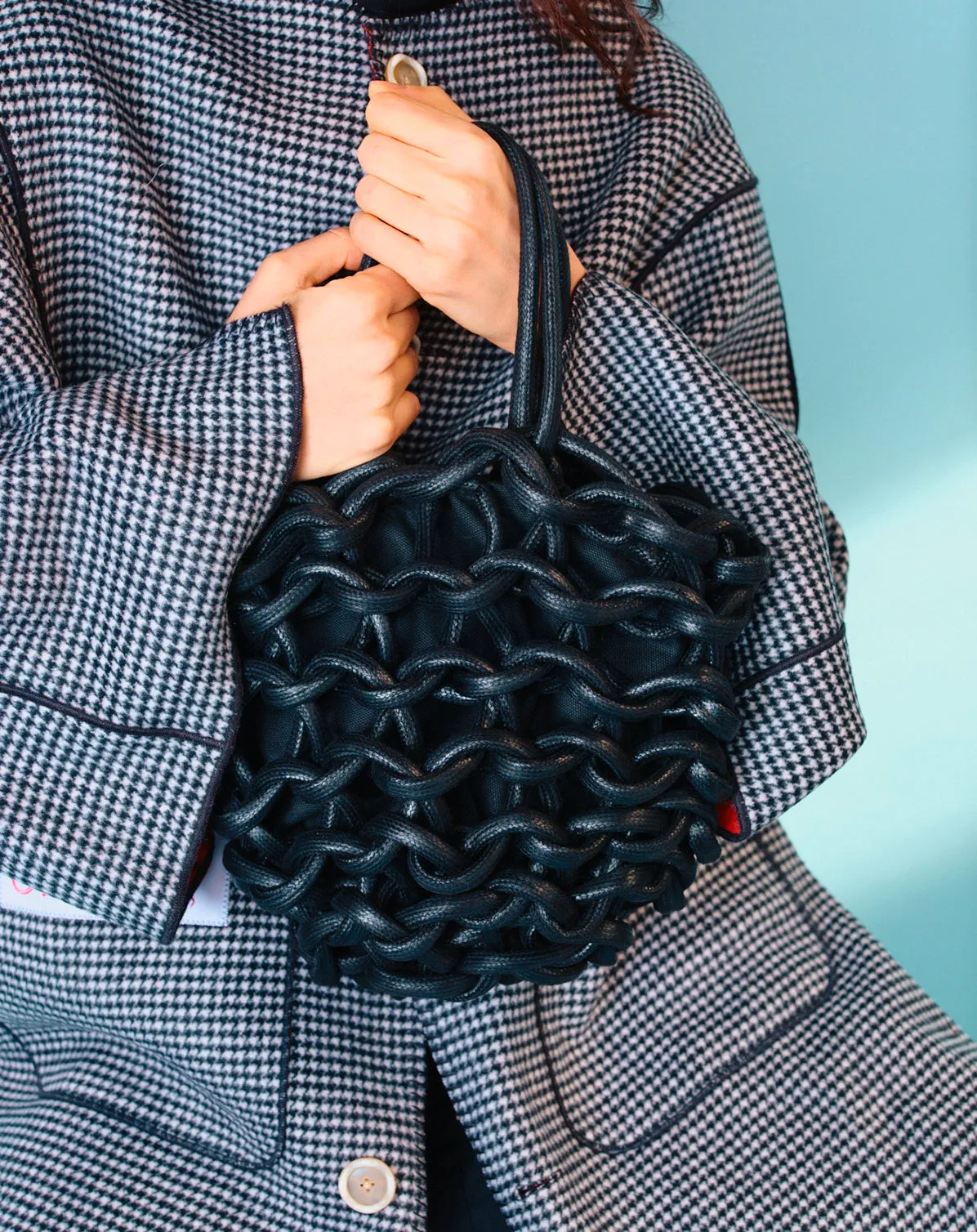 Julia bag waxed cotton rope