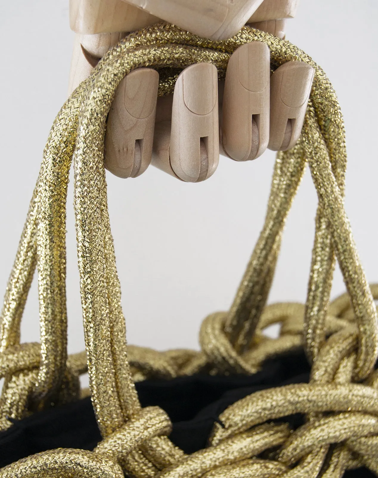 Julia bag waxed cotton rope