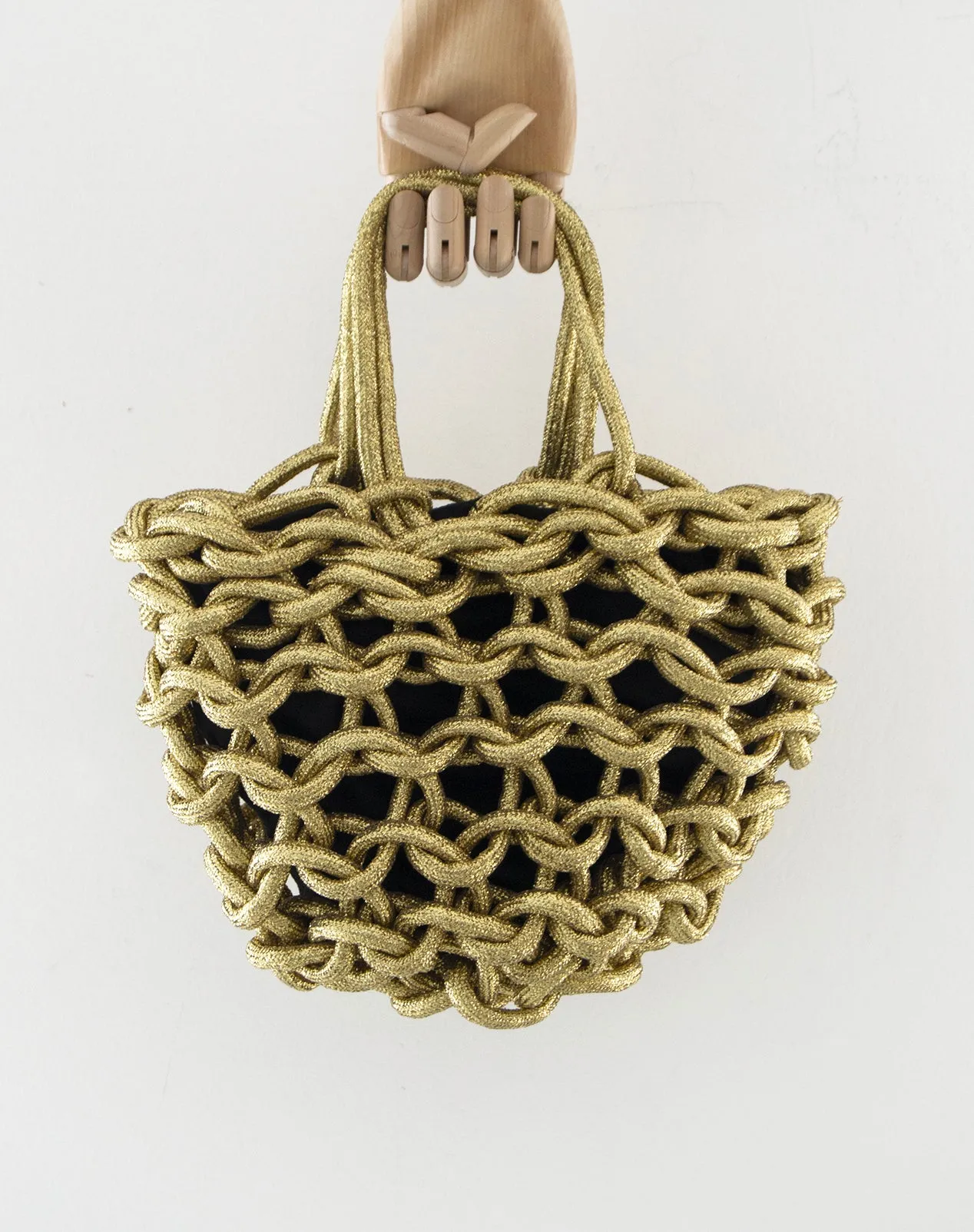 Julia bag waxed cotton rope