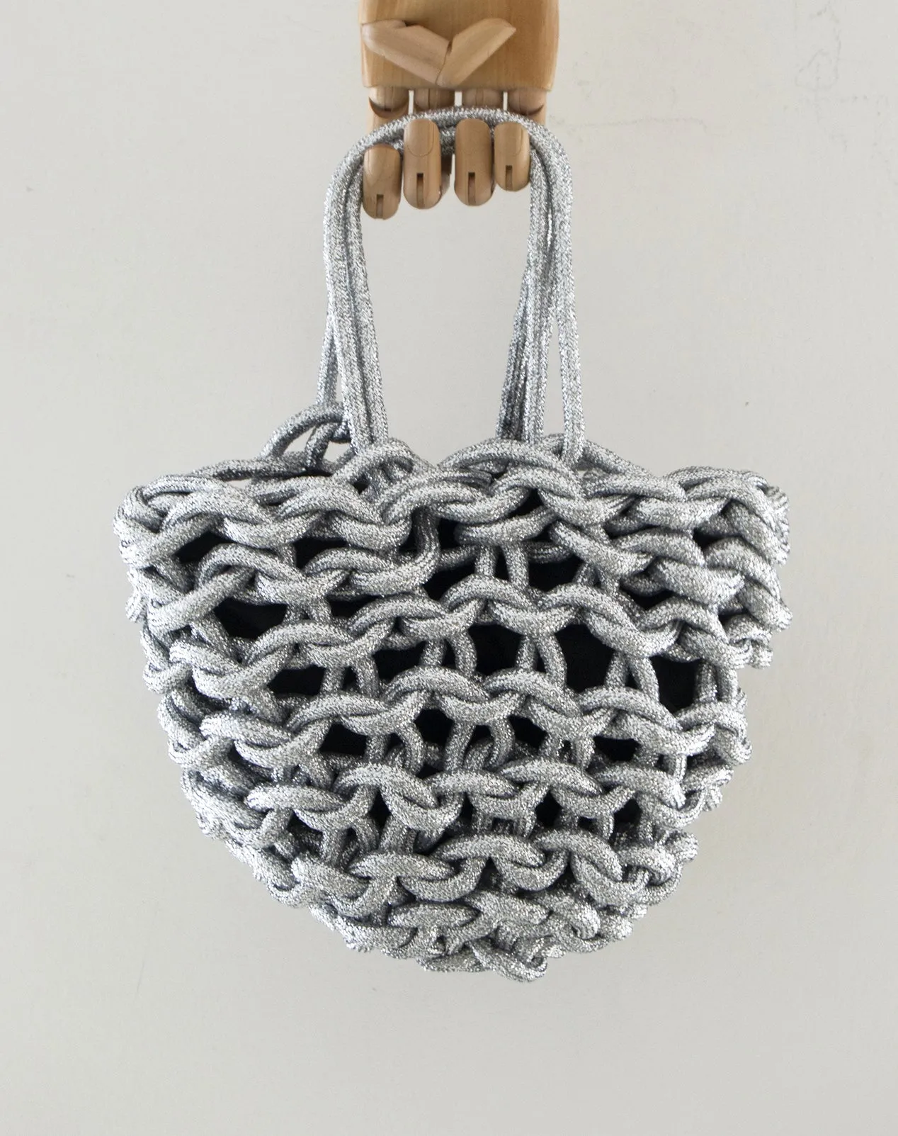 Julia bag waxed cotton rope