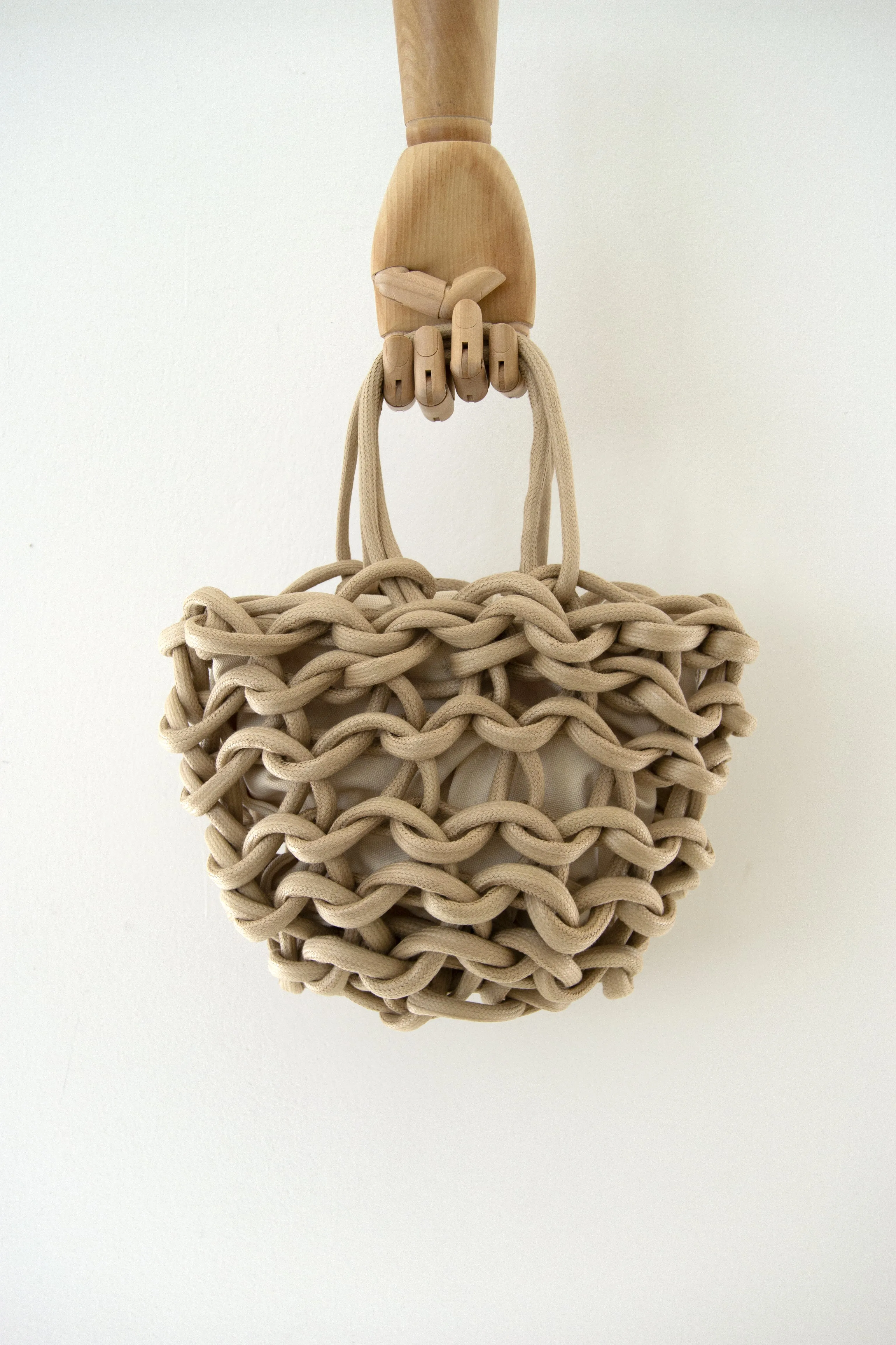Julia bag waxed cotton rope