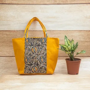 Jute Bags - Kalamkari Patch