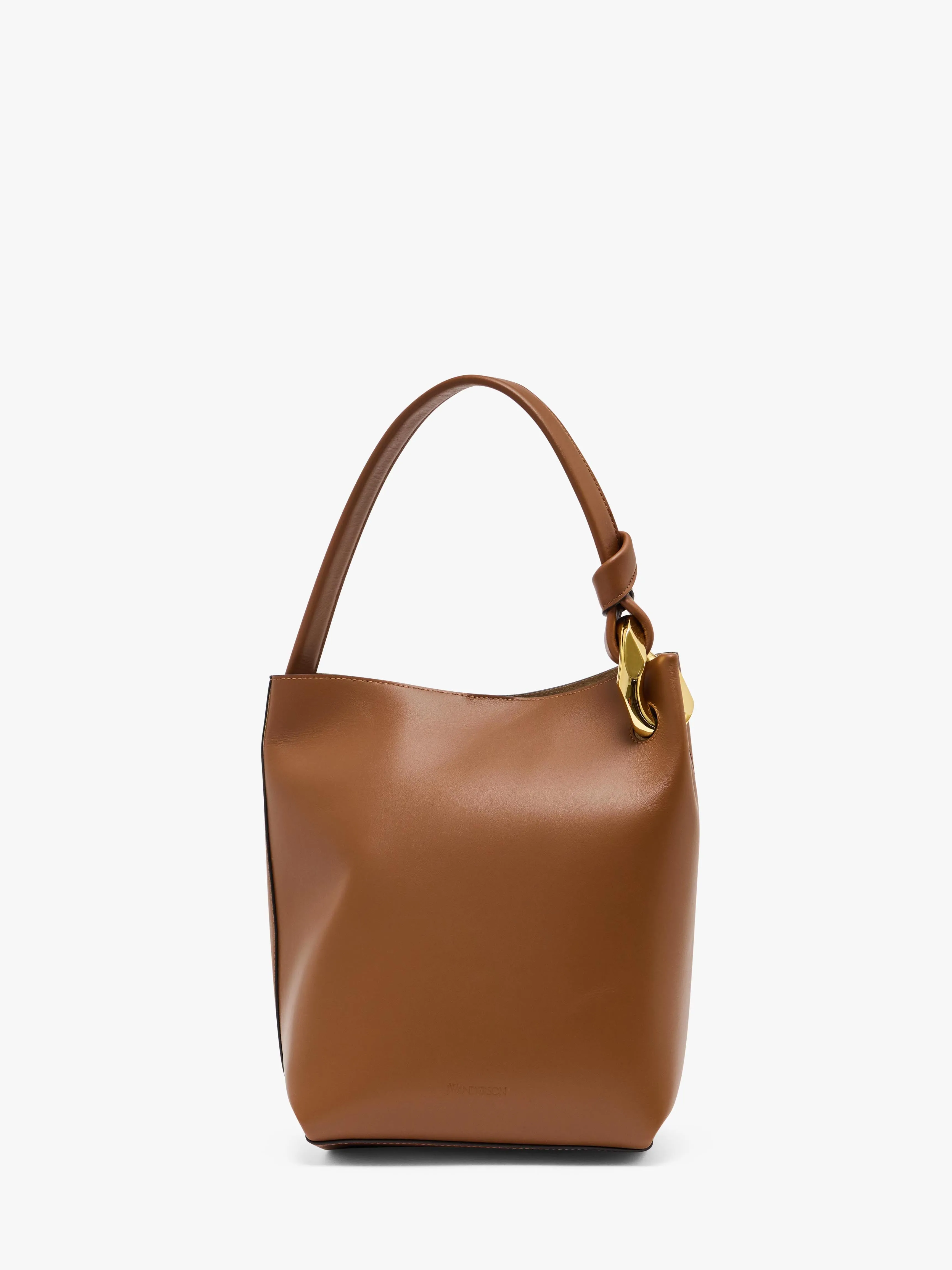 JWA CORNER BUCKET - LEATHER TOP HANDLE BAG