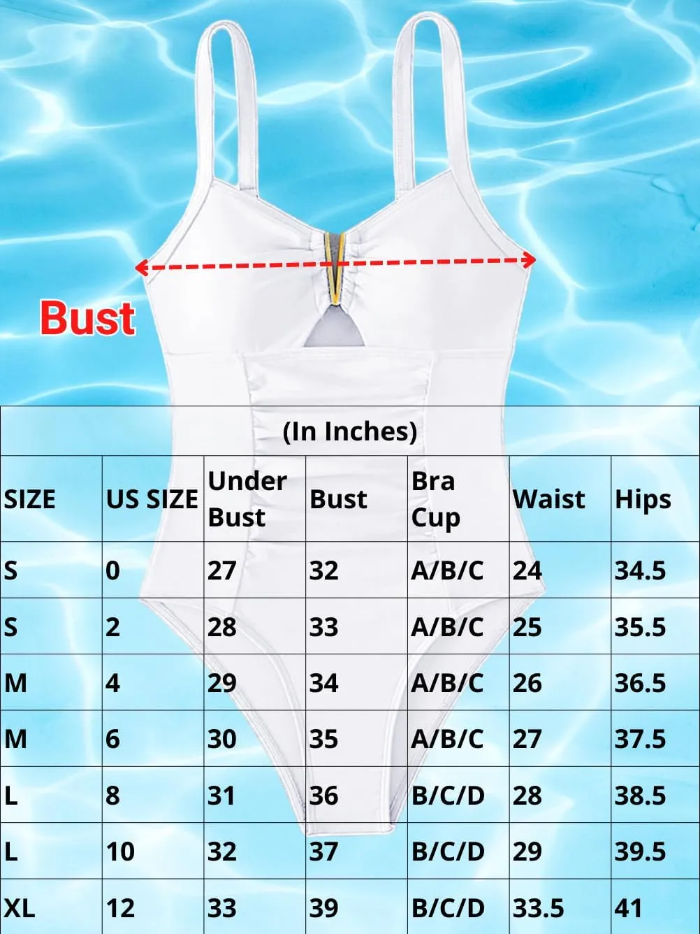Kaei&Shi One Piece Swimsuit Women Tummy Control,Metal Piece V Wire Bathing Suit,Ruched Corset Cheeky Swimsuits Beach Pool