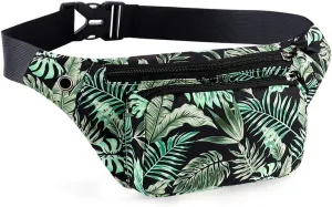 KAMO Fanny Pack, Waist Bag Sling Backpack Water Resistant Durable Polyester Small Waist Bag