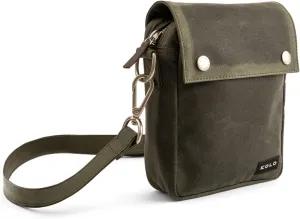 Kolo Ellis Cross-Body Shoulder Bag, Organic Waxed Cotton Canvas, Medium
