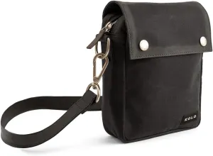 Kolo Ellis Cross-Body Shoulder Bag, Organic Waxed Cotton Canvas, Medium