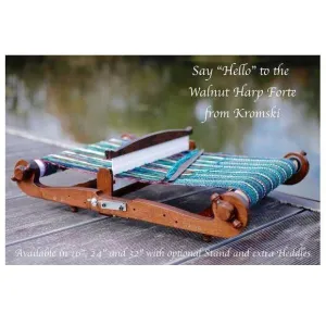 Kromski Harp Forte Rigid Heddle Looms - Walnut Finish