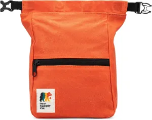 Kulshan Bouldering Bucket, Large Size Chalk Bag for Rock Climbing, Chalk Pot with Magnetic Roll Down Closure, Brush Loop, Zippered Pockets for Climbers