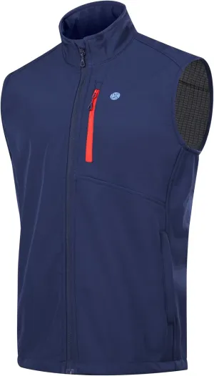 KUTOOK Men’s Softshell Sleeveless Jacket Winter Warm Fleece Outerwear Vests for Cycling Golf Hiking