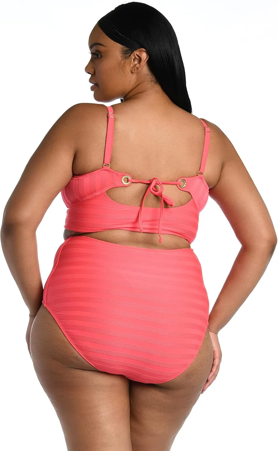 La Blanca Women's High Waist Swimsuit Bottom