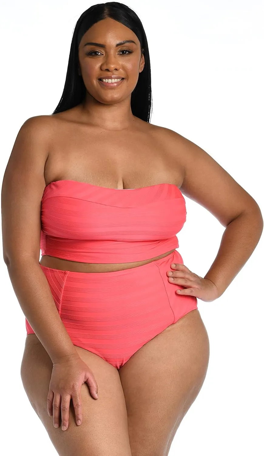 La Blanca Women's High Waist Swimsuit Bottom
