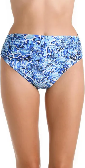 La Blanca Women's Mid Waist Sash Band Swimsuit Bottom